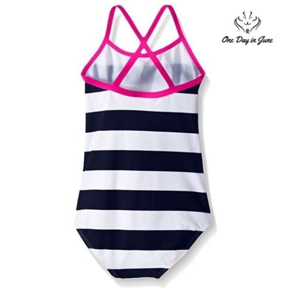 Kanu Surf Layla Beach Sport Banded One Piece Swimsuit Size 4 - Picture 2 of 4